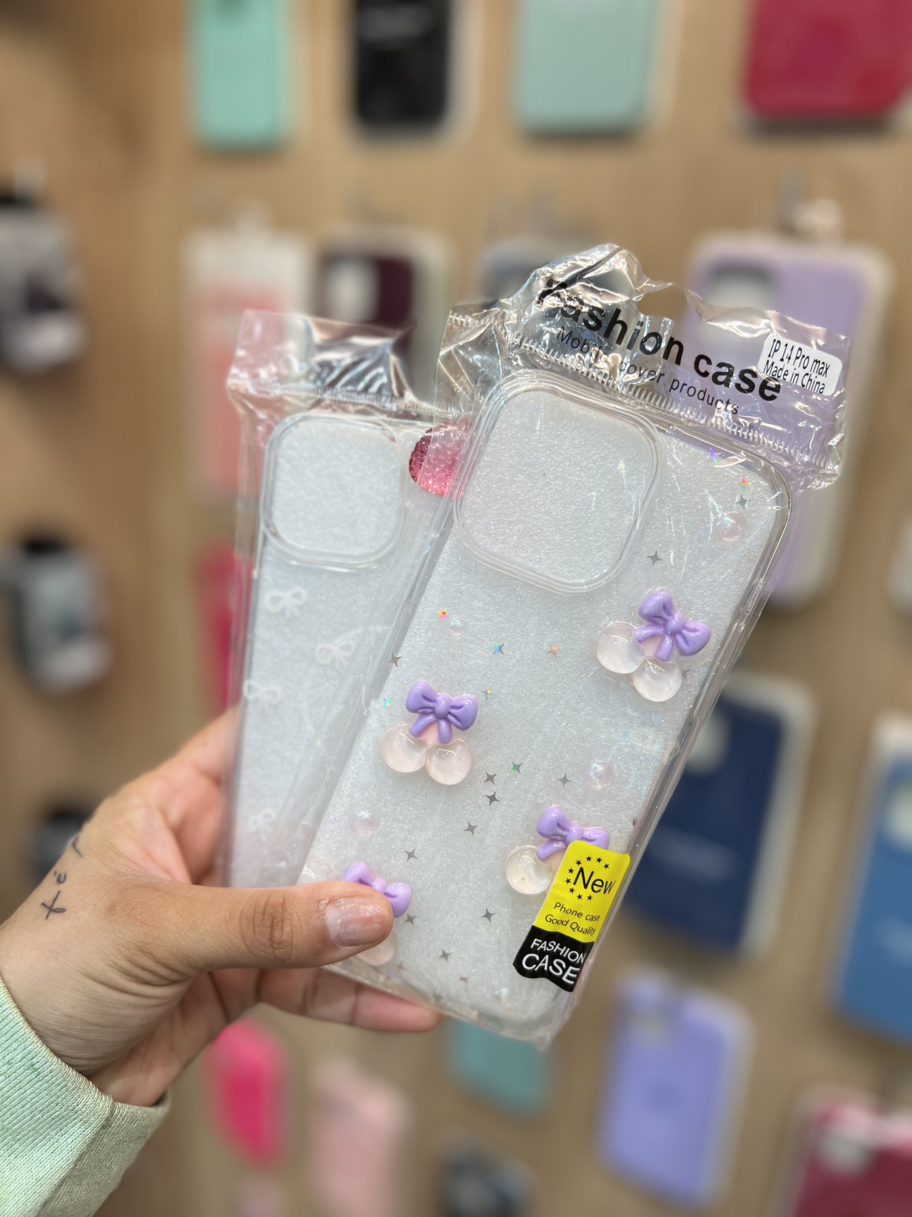 Fundas transparente con motivos